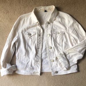 White American Eagle Jean Jacket